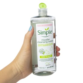 simple anti bac cleansing water simple® micellar 13.5oz Copper Peptide Hair Growth apply a generous amount Human Placenta Size:Travel