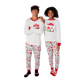 Juniors Holiday Pajama Pants - Mushroom Gnomes