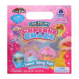 Cra-Z-Art® Cra-Z-Slimy™ Cupcake Craze Slime Set 8-Pack | Five Below