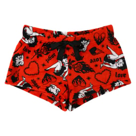 Junior Betty Boop Plush Shorts