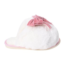 Bow Plush Slippers