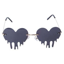 Ladies Drip Heart Sunglasses