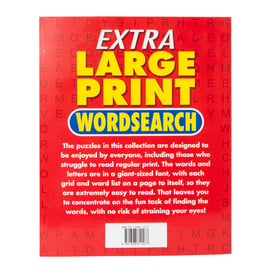 Extra Large Print Word Search Puzzles Book