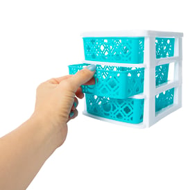 Trellis Stackable 3-Drawer Mini Organizer 7.5in