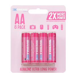 Xtreme Power™ AA alkaline batteries 8-Pack
