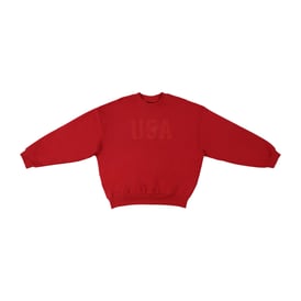 Juniors USA Crew Fleece Sweatshirt