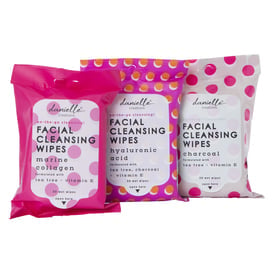 Danielle Creations® Facial Cleansing Wipes 3-Pack