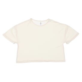 Juniors Boxy Hacci Top - White