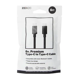 6ft Premium USB-C To Type-C Cable