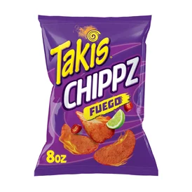 Takis Chippz Fuego Hot Chili Pepper & Lime Potato Chips 8oz