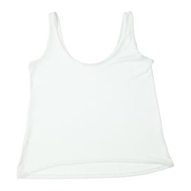 Juniors White Hacci Tank Top - Medium
