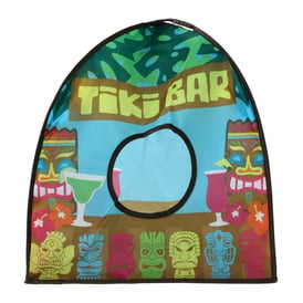 Tiki Bar Pop-Up Pet Hut 22in x 18in