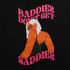 Baddies Don't Get Saddies Graphic Tee | Five Below