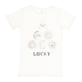 Juniors Lucky Celestial Graphic Tee