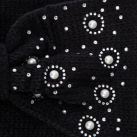 Pearl Embellished Headwrap
