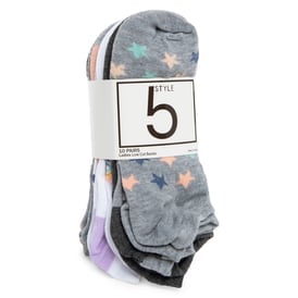 Low-Cut Ankle Socks 10-Pack - Multicolor Stars & Stripes