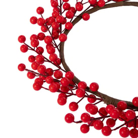 Cranberry Wreath 15in