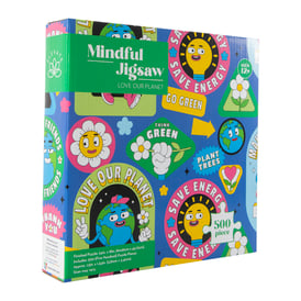 mindful jigsaw puzzle 500-piece | Five Below