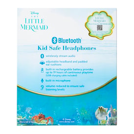 Disney The Little Mermaid Theatrical Release Kid-Safe Bluetooth® Headphones With Mic