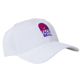 White Taco Bell® Logo Baseball Cap