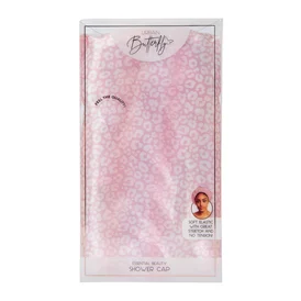 Essential Beauty Shower Cap - Silver Lips