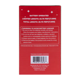 Christmas Battery Operated LED Lights 100-Count