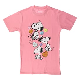 Peanuts® Snoopy™ Conversation Hearts Graphic Tee | Five Below