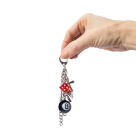 Charmed Charm Cluster Key Ring