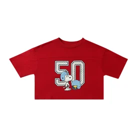 Juniors Peanuts® Game Day 50 Graphic Tee