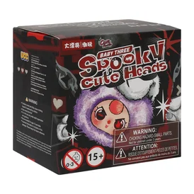 Baby Three Spooky Cute Heads Figure (Styles May Vary)