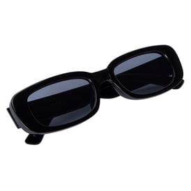 Ladies Rectangle Sunglasses - Black