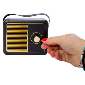 Retro Wireless Speaker With Fm Radio