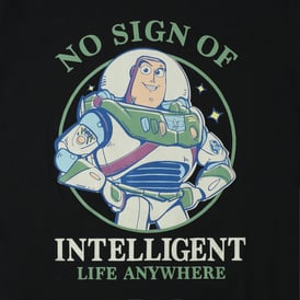 Disney PIXAR Buzz Lightyear No Sign Of Intelligent Life Anywhere Graphic Tee