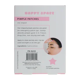 Happy Space™ Star-Shaped Pimple Patches