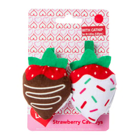 Valentine's Day Strawberry Catnip Cat Toy 2-Pack | Five Below