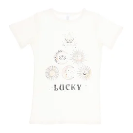 Juniors Lucky Celestial Graphic Tee