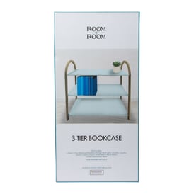 3-Tier Bookcase 25.6in x 22in