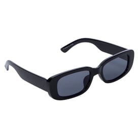 Ladies Rectangle Sunglasses - Black
