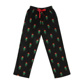Young Mens Seasonal Microfleece Print Pants