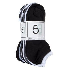 Low-Cut Ankle Socks 10-Pack - Solids & Stripes