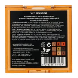 W7® Sweet Brown Sugar Pressed Pigment Palette